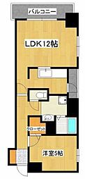 カラーズ 1LDKの間取図画像