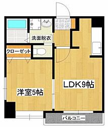 カラーズ 1LDKの間取図画像