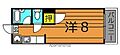 第6富山ビル下荒田5階3.5万円