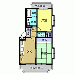 物件の間取り