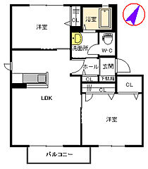 物件の間取り