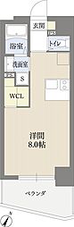 F/Bloom ワンルームの間取図画像