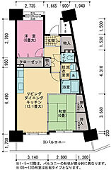 物件の間取り