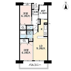 物件の間取り