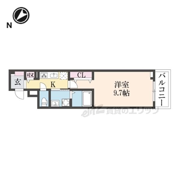 奈良県生駒市辻町(賃貸アパート1K・2階・31.21㎡)の写真 その2