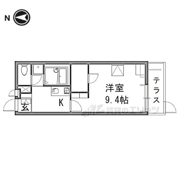 レオパレス大陽伍番館 105｜奈良県大和郡山市小泉町(賃貸アパート1K・1階・26.08㎡)の写真 その2