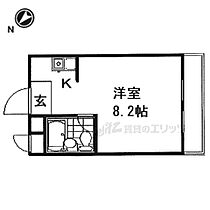 コーポ尾上 205 ｜ 大阪府枚方市長尾家具町２丁目（賃貸アパート1R・2階・16.83㎡） その2