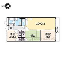 大阪府交野市私部2丁目（賃貸マンション3LDK・1階・65.60㎡） その2