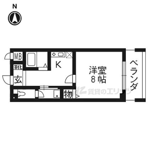 アルファクラージュくずはI 105｜大阪府枚方市南楠葉１丁目(賃貸マンション1K・1階・28.90㎡)の写真 その2