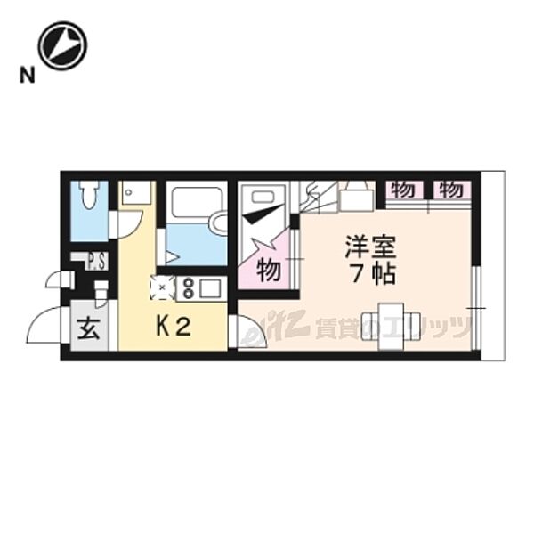 レオパレス大陽 101｜奈良県大和郡山市小泉町(賃貸アパート1K・1階・23.18㎡)の写真 その2