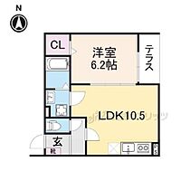 大阪府枚方市宮之阪3丁目（賃貸アパート1LDK・1階・38.97㎡） その2