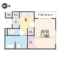 大阪府枚方市甲斐田町（賃貸アパート1K・2階・29.88㎡） その2