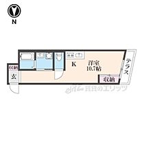 大阪府枚方市渚元町（賃貸アパート1R・1階・27.56㎡） その2