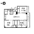牧野ハイム1号棟5階5.2万円