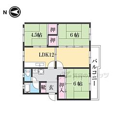 🉐敷金礼金0円！🉐男山第二住宅109棟