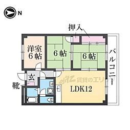 グリーンアイル 3LDKの間取図画像