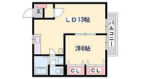 ドミールＢ  ｜ 兵庫県西脇市黒田庄町田高（賃貸アパート1LDK・2階・40.04㎡） その2