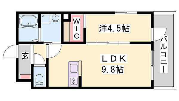 小野市天神町新築アパート ｜兵庫県小野市天神町(賃貸アパート1LDK・2階・36.00㎡)の写真 その2