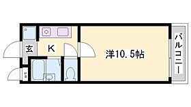 第2ライフマンション  ｜ 兵庫県加古川市米田町平津（賃貸アパート1K・3階・26.90㎡） その2