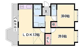 カインド小野  ｜ 兵庫県小野市黒川町（賃貸マンション2LDK・2階・61.40㎡） その2