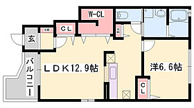 ブロード・ガーデンII  ｜ 兵庫県加古川市野口町坂井（賃貸アパート1LDK・1階・49.43㎡） その2