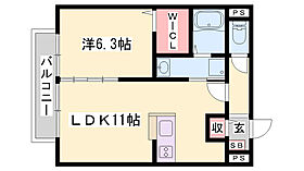 コスモス8-8  ｜ 兵庫県高砂市春日野町（賃貸アパート1LDK・1階・40.79㎡） その2