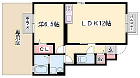 ジュエルハイム  ｜ 兵庫県加古郡播磨町北本荘5丁目（賃貸アパート1LDK・1階・46.16㎡） その2