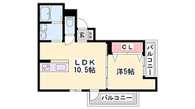 ブロンテ加古川  ｜ 兵庫県加古川市野口町二屋（賃貸アパート1LDK・1階・33.34㎡） その2