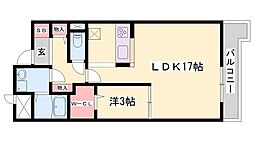 ヴァンエステート北在家 2階