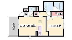 シャトン A棟 1階/-