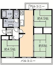 大久保東第四住宅83号棟 3階