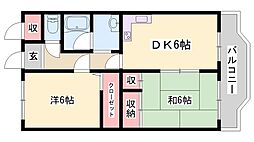 ヴィ―ブル新在家 3階/-