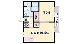 パル平津A 2階/-