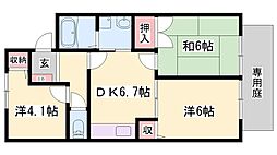 松本ハイツ東 3DKの間取図画像