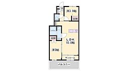 加古郡稲美町国岡 2LDKの間取図画像