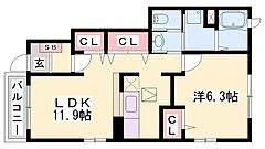 物件の間取り