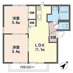 アイクスコートI・Ｊ　I 2階/-