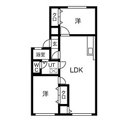 ルミエール二見 B棟 1階/-