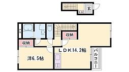 レコルテ 1LDKの間取図画像