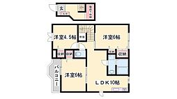ジュアン参番館 3LDKの間取図画像