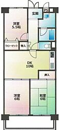 パレス朝霧ヶ丘 9階