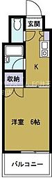 DO大阪港 1Kの間取図画像