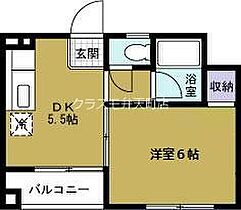 山田マンション  ｜ 大阪府大阪市港区磯路２丁目4-6（賃貸マンション1DK・3階・25.12㎡） その2