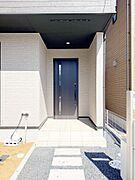 同社施工例　玄関ポーチ