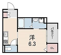 Mirage　武庫川  ｜ 兵庫県尼崎市大庄中通３丁目（賃貸アパート1K・1階・25.84㎡） その2