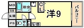 エクシード武庫之荘II  ｜ 兵庫県尼崎市南武庫之荘１丁目（賃貸マンション1R・4階・24.14㎡） その2