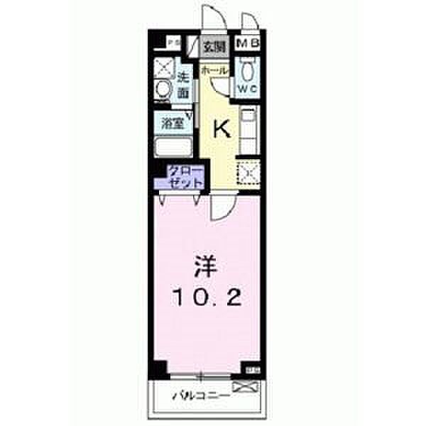 兵庫県西宮市越水町(賃貸マンション1K・2階・31.00㎡)の写真 その2