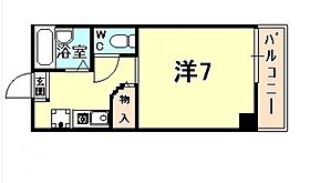 兵庫県西宮市下大市東町（賃貸マンション1R・3階・21.87㎡） その2