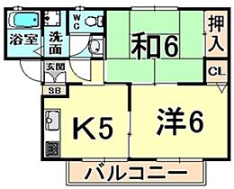 グレープヴァイン南台  ｜ 兵庫県尼崎市食満７丁目（賃貸アパート2K・2階・40.45㎡） その2