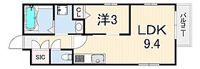 Grande東本町  ｜ 兵庫県尼崎市東本町３丁目（賃貸アパート1LDK・2階・33.63㎡） その2